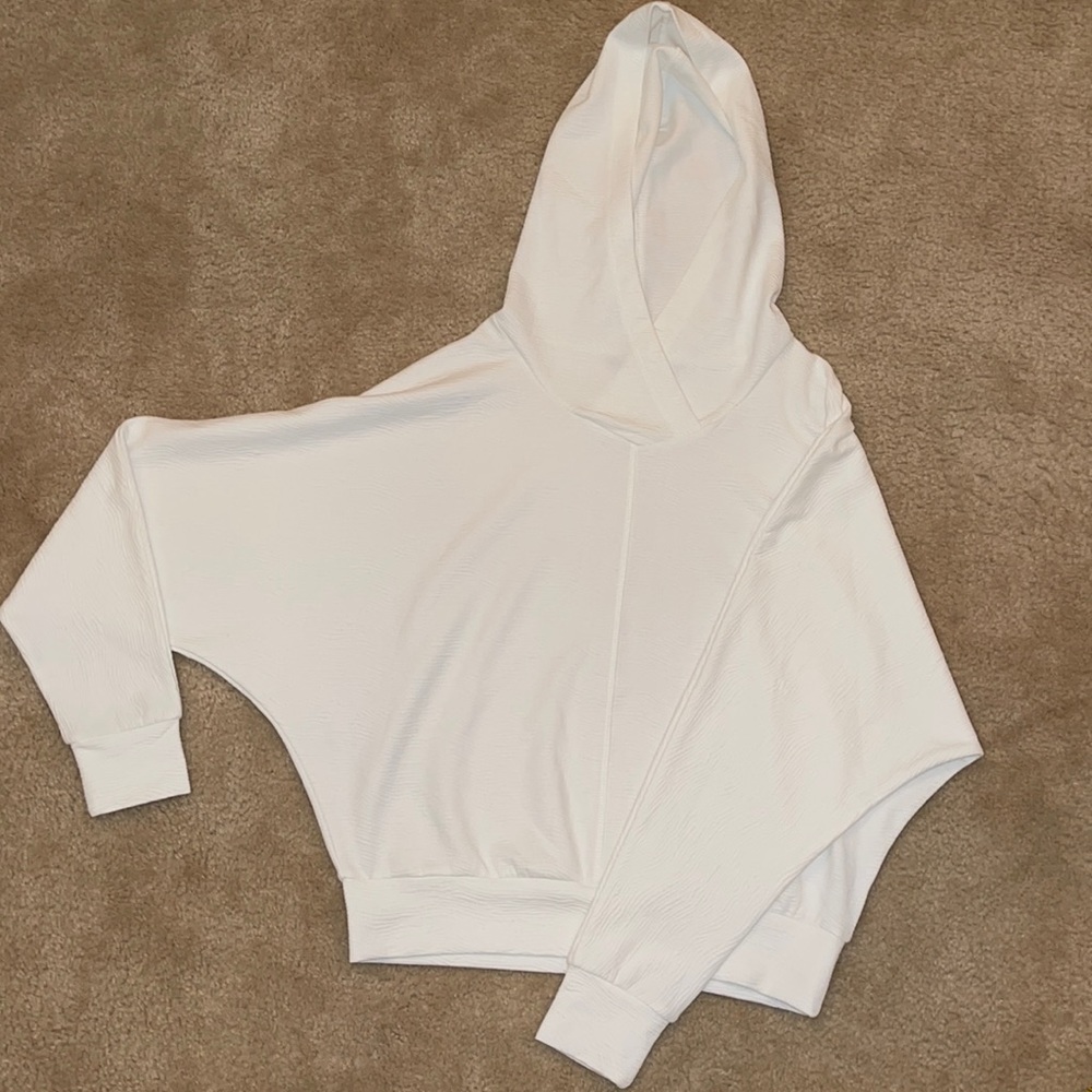 Stoic White Pullover, Size Small - image 1
